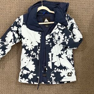 Floral Navy and White Jacket